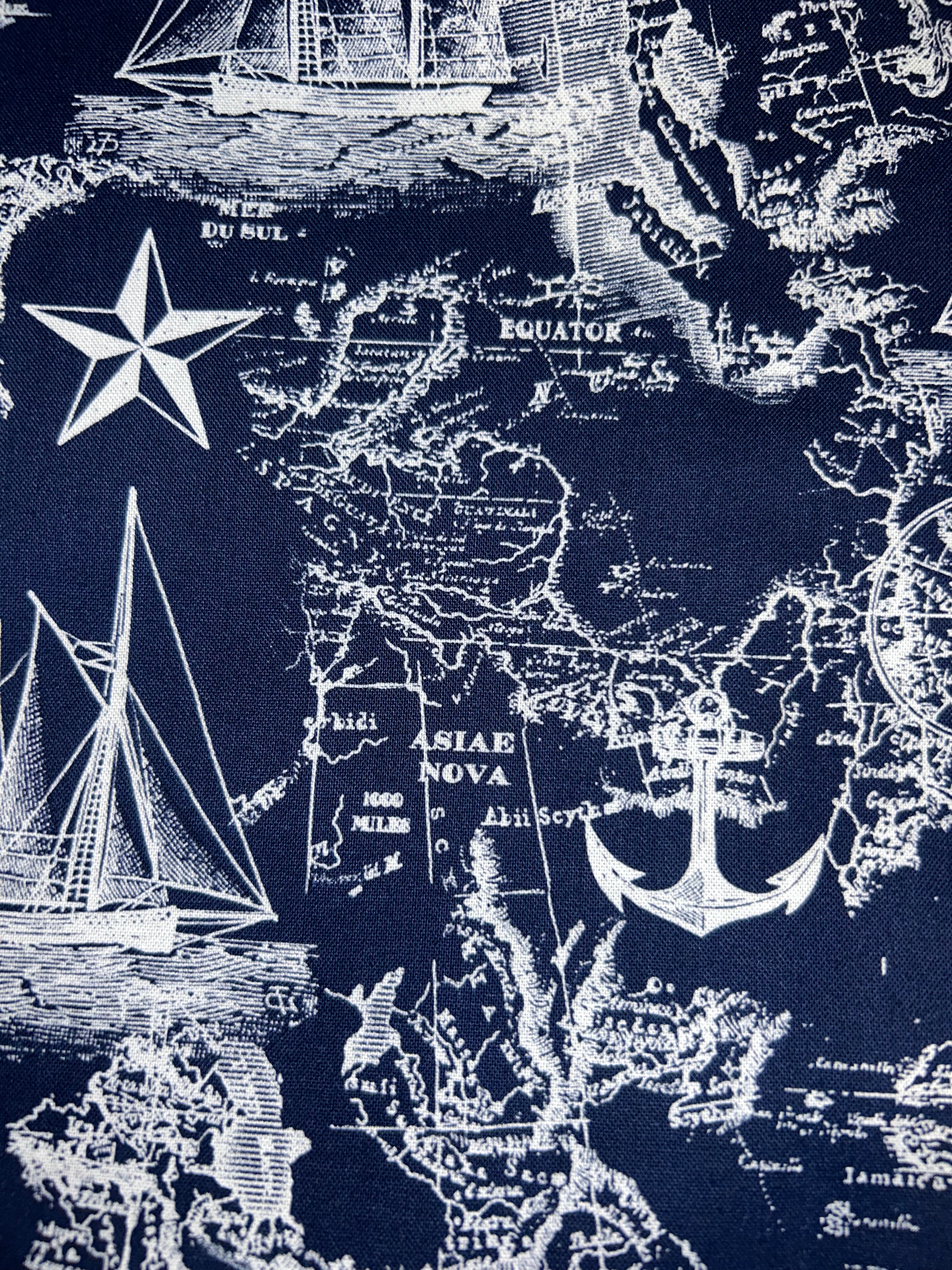 sailing away- dark blue