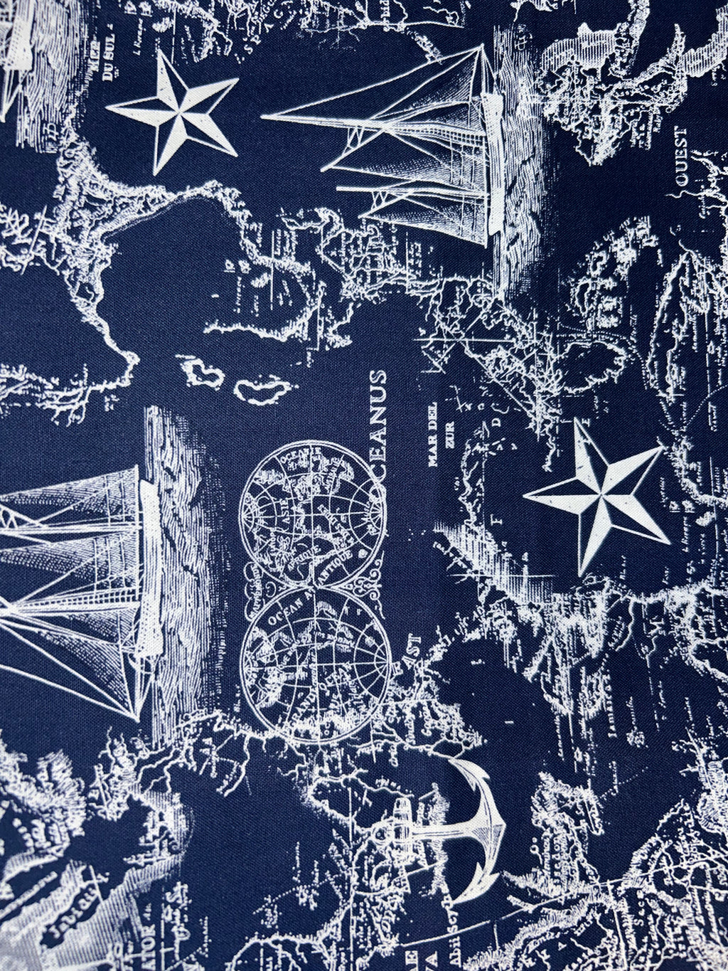 sailing away- dark blue